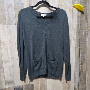 ModCloth Grey Modal Blend Button Cardigan